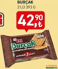 ETİ BURÇAK BİSKÜVİ 3'LÜ ETİ BURÇAK BİSKÜVİ 3'LÜ